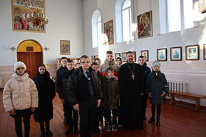 Учащиеся Малечской средней школы посетили храм преподобного Симеона Столпника в аг. Малеч