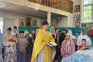 Молебен на начало нового учебного года на Междулесском приходе