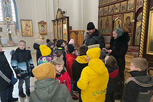 Экскурсия по храму святых апостолов Петра и Павла в г. Березе для школьного лагеря «Березовская начальная школа» 
