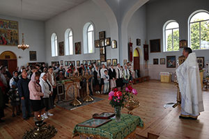 Молебен перед началом учебного года в аг. Малеч