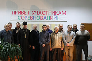 Священнослужитель принял участие в мероприятии посвященном Дню защитника Отечества в аг. Малеч