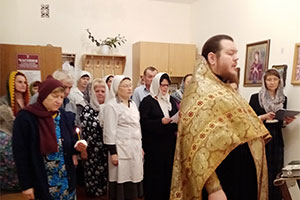 Молебен с акафистом святой блаженной Валентине Минской в Березовской ЦРБ