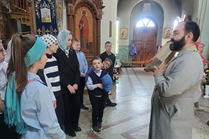 Пасхальная экскурсия по храму преподобного Серафима Саровского в г. Белоозерске