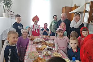Праздник Масленицы в Петропавловском приходе г. Березы