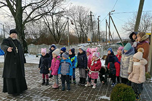 Посещение храма воспитанниками Песковского детского сада