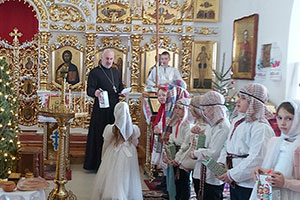Рождественское поздравление в аг. Спорово