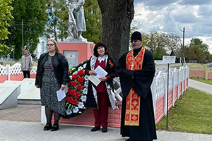 Торжественный митинг по случаю празднования 80-летия Победы в аг. Селец