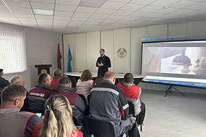 Беседа с трудовым коллективом УП «Белоозерский завод бетонных изделий»