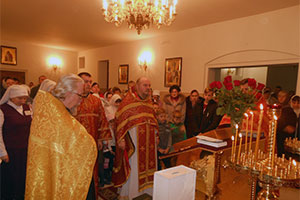 Соборное богослужение духовенства Берёзовского благочиния в день памяти священномученика Сергия Флоринского.