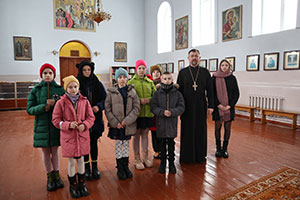 Шестой класс Малечской школы посетил храм