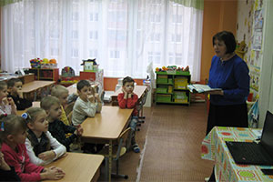 Беседы «О празднике Благовещения Пресвятой Богородицы» в детских садах г. Берёзы