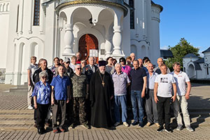 Духовно-патриотический комплекс г. Березы посетили участники ветеранского движения России