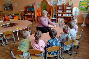 Беседа о празднике Крещения Господня с воспитанниками духовно-нравственного кружка «Лучики»