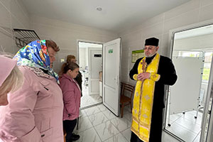 Освящение нового здания ФАП в дер. Сошица