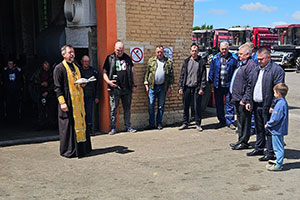 Священнослужитель освятил сельхозтехнику в КУСП «Березовское»