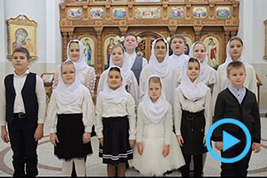 Рождественское видео-поздравление для духовенства и прихожан Михайловского храма