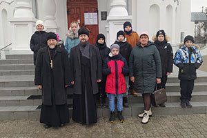 Учащиеся Песковской средней школы посетили Духовно-патриотический комплекс в г. Берёзе