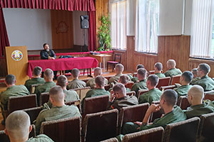Беседа с военнослужащими о церковных праздниках