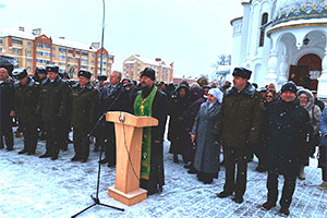 Более 40 военнослужащих Березовского гарнизона приняли присягу в Духовно-патриотическом комплексе г. Березы
