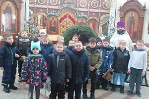 Экскурсия по храму преподобного Серафима Саровского в г. Белоозерске для учащихся 1 класса ГУО «СШ №3 г. Белоозерска»