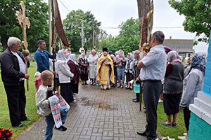 Мероприятия в День памяти святого равноапостольного князя Владимира в храме Святой Живоначальной Троицы в агрогородка Пески