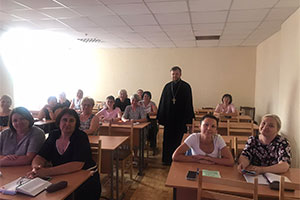 Священник прочитал лекции в Брестском областном институте развития образования