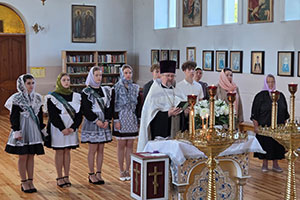 Молебен с выпускниками Малечской школы
