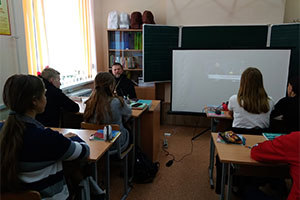 Беседа о святой равноапостольной княгине Ольге в Песковской средней школе