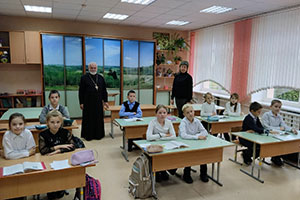 Беседа в Ревятичской средней школе о любви и послушании к родителям