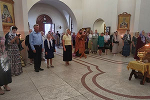 Молебен с Акафистом Предтече и Крестителю Иоанну о страждущих недугом винопития на Михайловском приходе