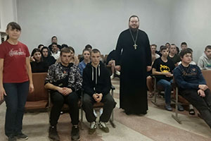 Беседа на тему: «Святые воины земли Белорусской» в общежитии УО «Березовского государственного колледжа строителей»