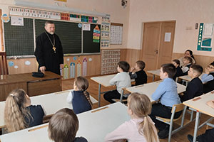 Духовно-нравственная беседа о празднике «Сретение Господне» в аг. Пески