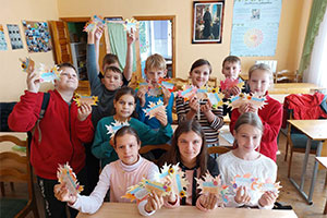 Волонтёрская акция  Серафимовской воскресной школы  «Поздравь учителя»
