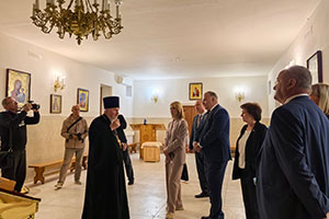 Председатели Белорусской партии «Белая Русь» посетили Духовно-патриотический комплекс г. Березы