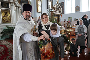 Поздравление с Рождеством Христовым в аг. Малеч