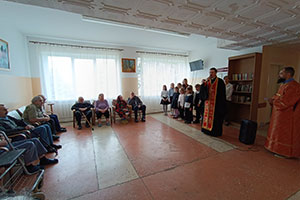 Праздник Пасхи в Сигневичской больнице сестринского ухода