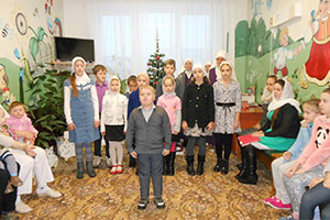 Праздник Рождества Христова в детском отделении Берёзовской ЦРБ.