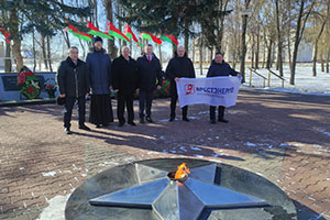 Митинг, посвященный Дню защитника Отечества в г. Белоозерске