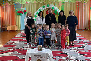 Пасхальный утренник у воспитанников духовно-нравственного кружка «Лучики» ГУО «Детский сад № 4 г. Береза»