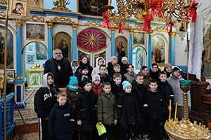 Учащиеся ГУО «Борковская СШ» посетили храм в дер. Черняково