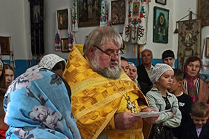 Молебен перед началом нового учебного года в дер. Черняково