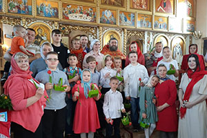 Праздник Святой Пасхи в аг. Первомайская