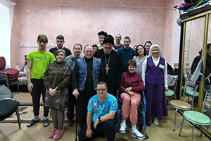 Беседа на тему: «Покров Пресвятой Богородицы. Почитание родителей» с воспитанниками отделения социальной реабилитации, абилитации инвалидов при ГУ «Березовский ТЦСОН»