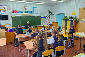 Беседа на тему: «Десять заповедей» в Бронногорской школе