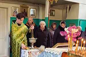 Водосвятный молебен о здравии онкобольных в аг. Междулесье