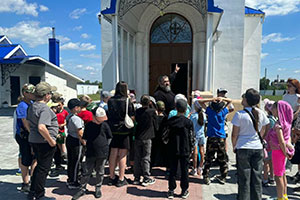 Храм в аг. Первомайское посетили воспитанники Первомайской школы