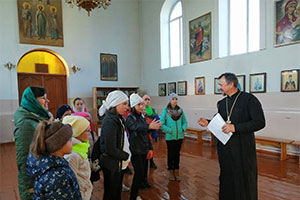 Экскурсия учащихся Песковской СШ в храм преподобного Симеона Столпника в аг. Малеч