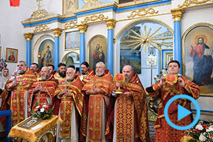 Торжество по случаю престольного праздника и 300-летия со дня освящения храма святителя Николая Чудотворца в дер. Черняково