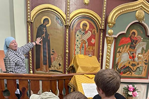 Школьный лагерь ГУО «Гимназия г. Белоозёрска» посетил храм в г. Белоозёрске