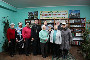 Встреча священнослужителя в Малечской сельской библиотеке